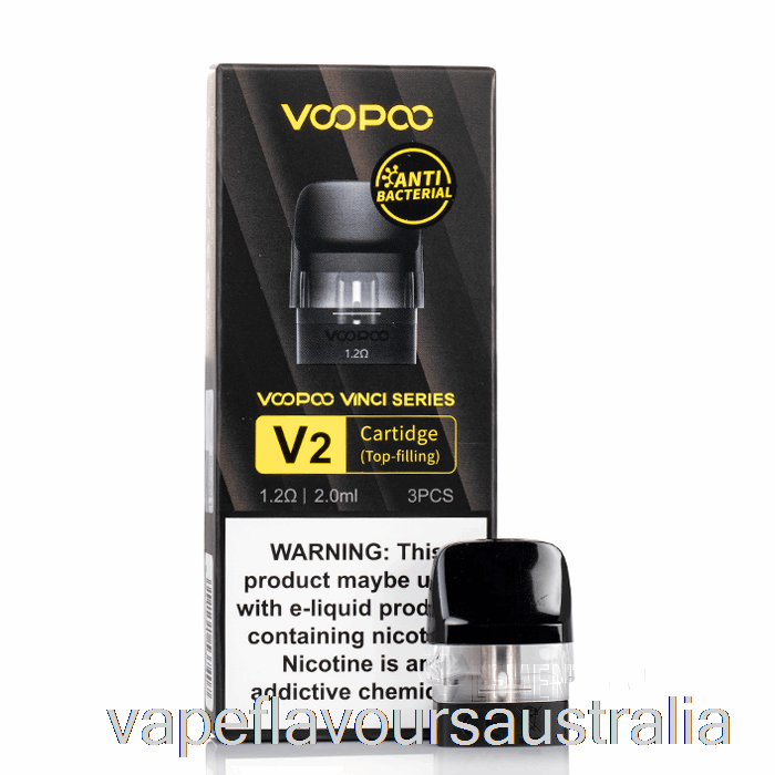Vape Nicotine Australia VOOPOO VINCI POD Replacement Pods 1.2ohm Vinci V2 Cartridge